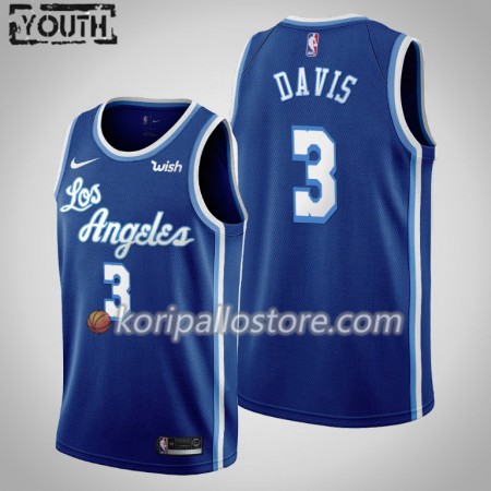Los Angeles Lakers Anthony Davis 3 Nike 2019-2020 Hardwood Classics Lasten Pelipaidat Swingman